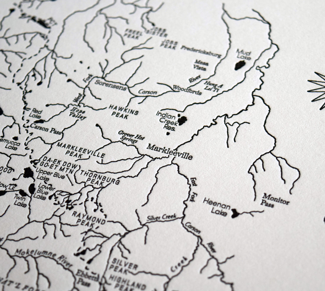 Alpine County California Map