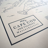 Cape Cod, Massachusetts Map