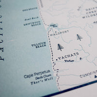 Central Oregon Coast Map