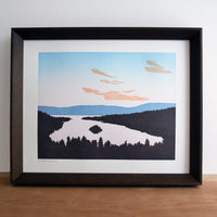 Emerald Bay Sunset Print