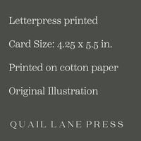 Snowy Owl on Tundra Card