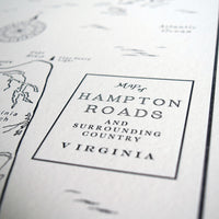 Hampton Roads, Virginia Map
