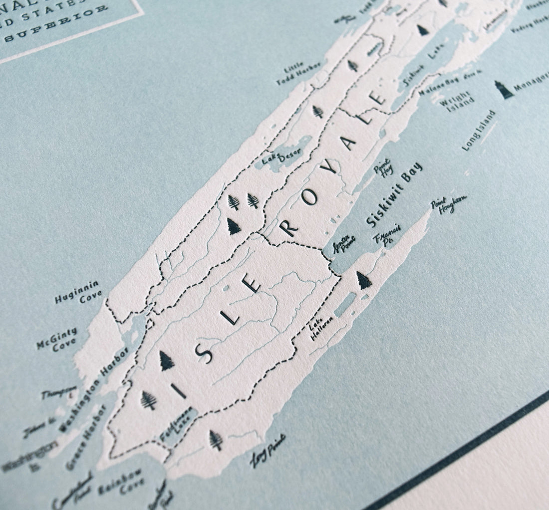 Isle Royale National Park Map
