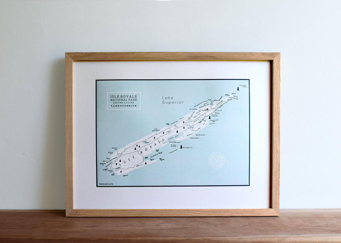 Isle Royale National Park Map