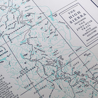 John Muir Trail and the High Sierra Map