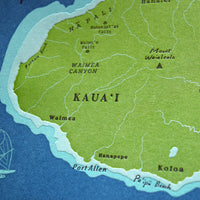 Kauai, Hawaii, Map