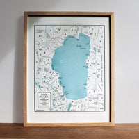 Lake Tahoe Basin, California, Map