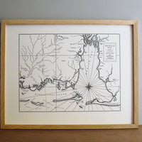 Mobile Bay, Alabama Map