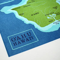 Oahu, Hawaii Map