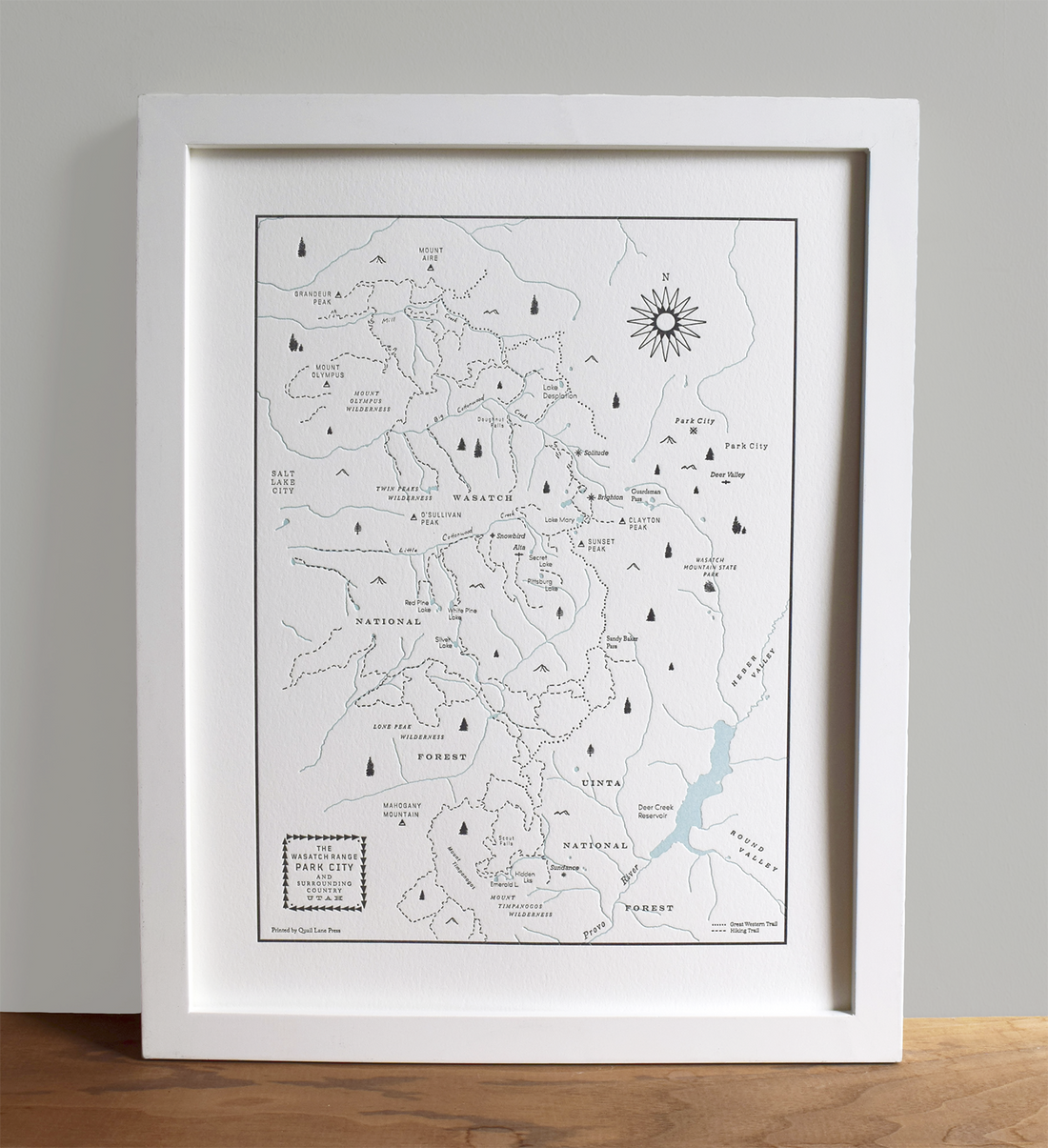 Park City and the Wasatch Range, Utah