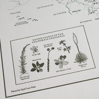 San Gabriel Mountains, Los Angeles County Map