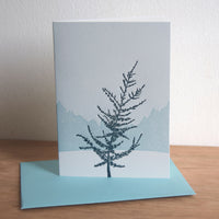 Snow on Cedar Card