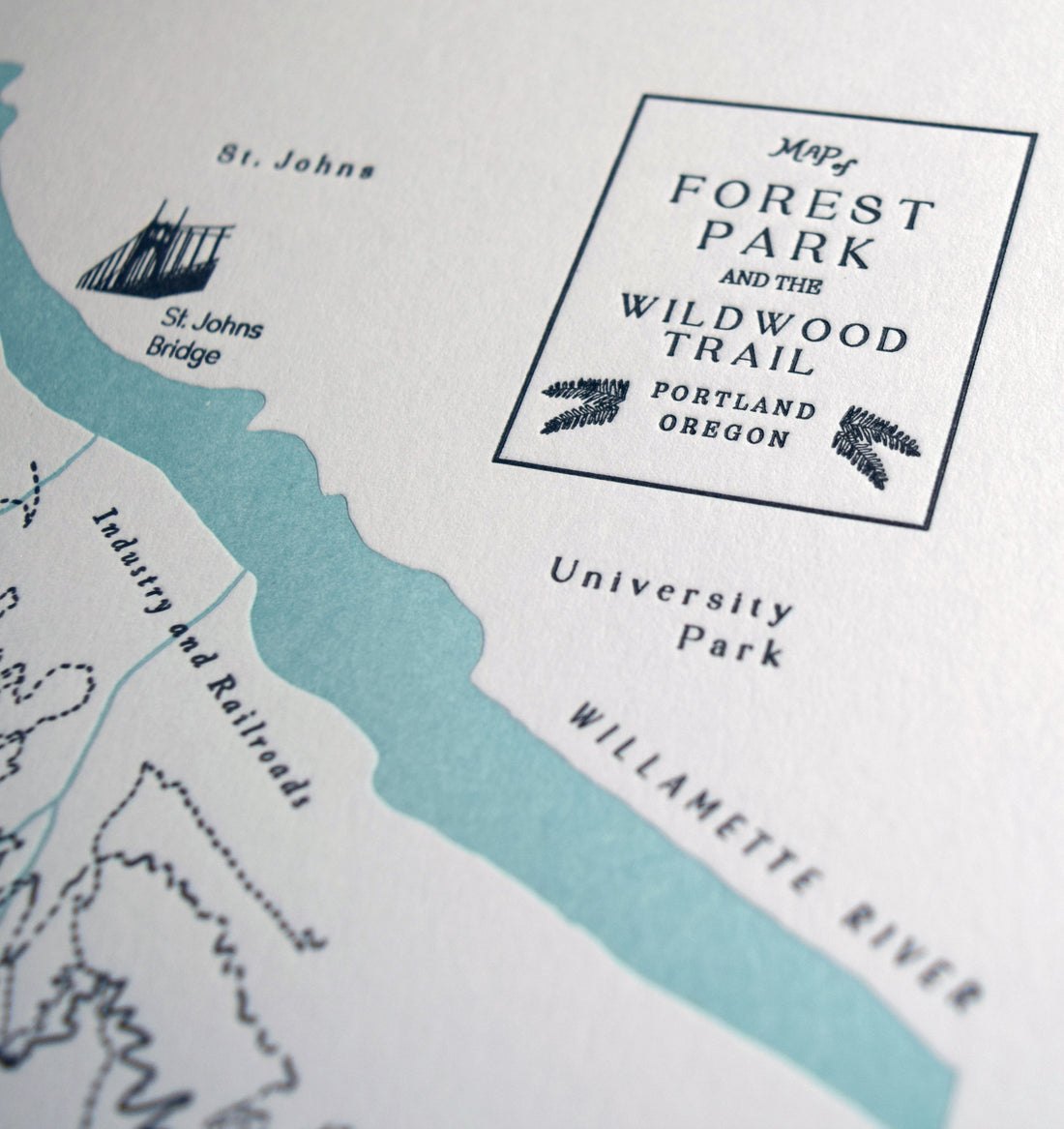 Forest Park and the Wildwood Trail Map