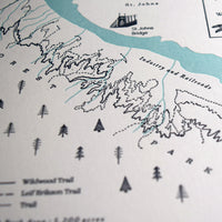 Forest Park and the Wildwood Trail Map