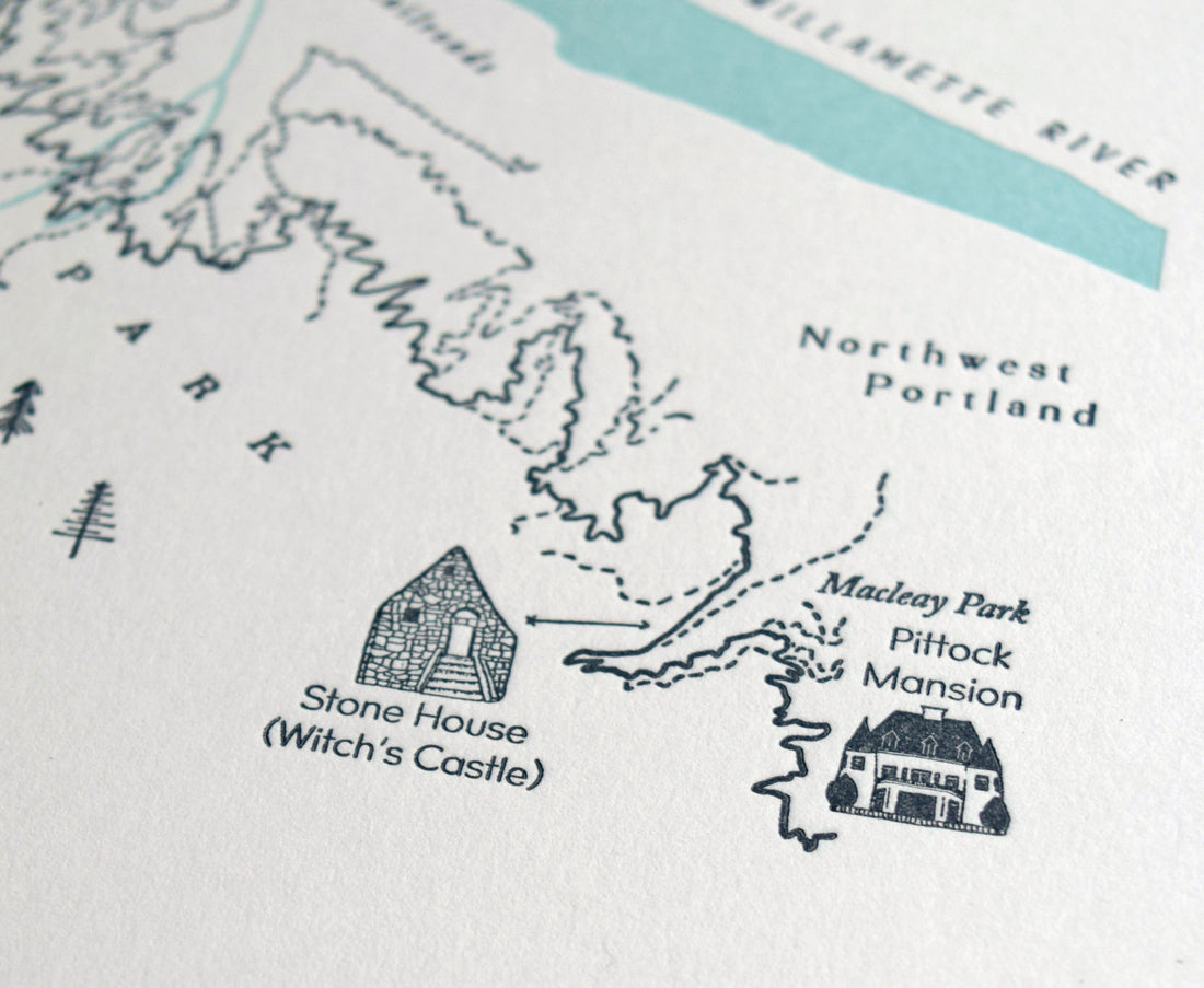 Forest Park and the Wildwood Trail Map