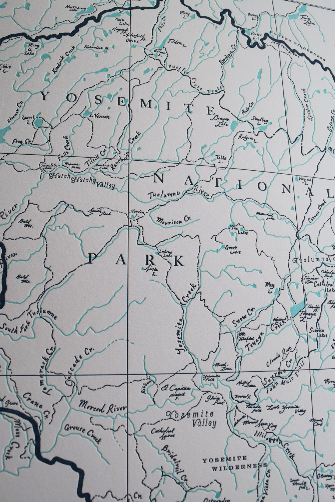 Yosemite National Park Map