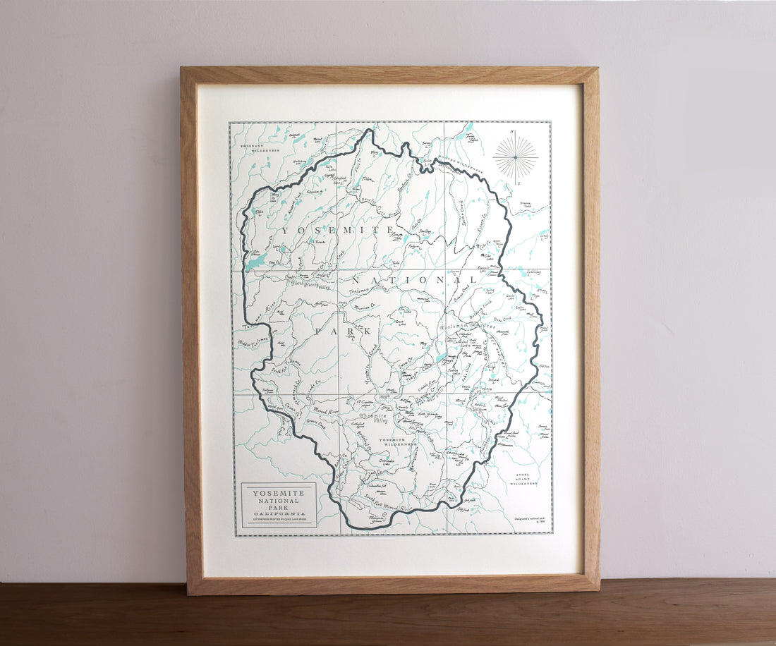 Yosemite National Park Map