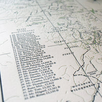 Yosemite High Sierra California map