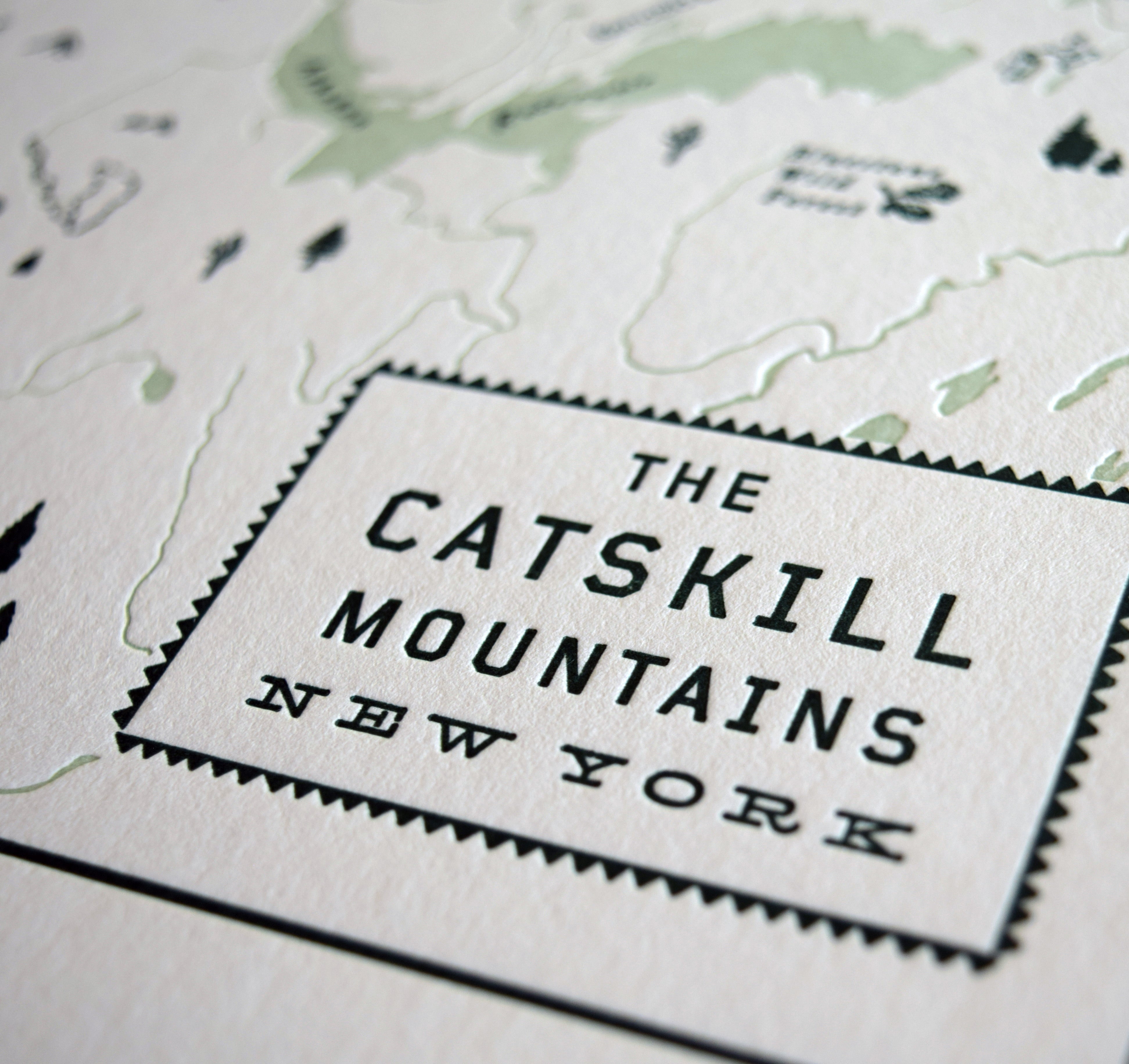 Catskill Mountains Map
