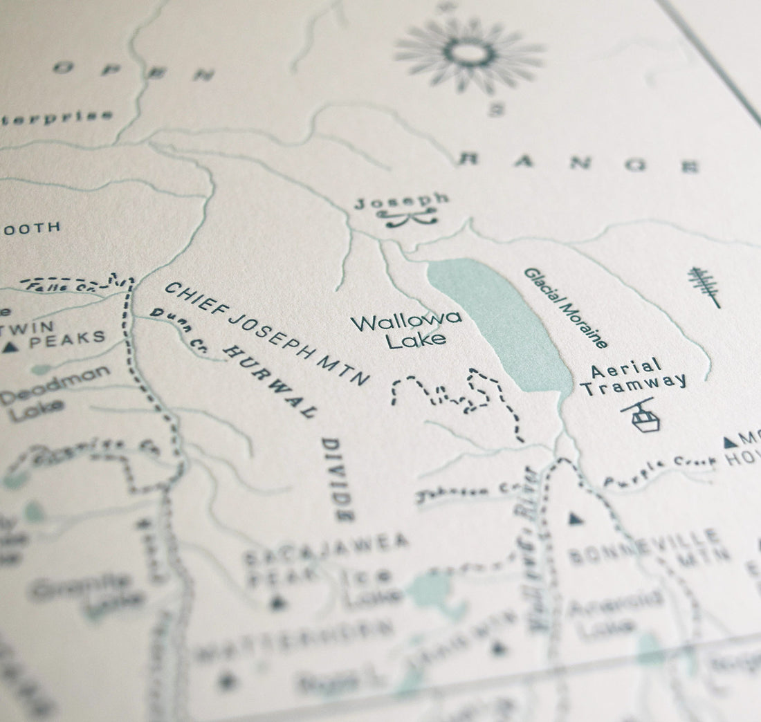 Wallawa Lake Map Joseph Oregon