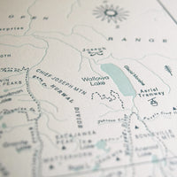 Wallawa Lake Map Joseph Oregon