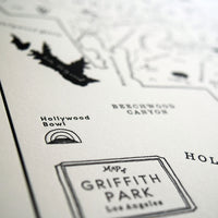 Hollywood Bowl Griffith Park LA California wallart
