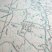 High Sierra trail map