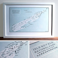 Map of Isle Royal National Park United States