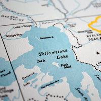 Yellowstone National Park Map