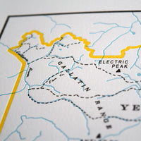 Yellowstone National Park Map