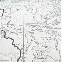 Yosemite National Park Map