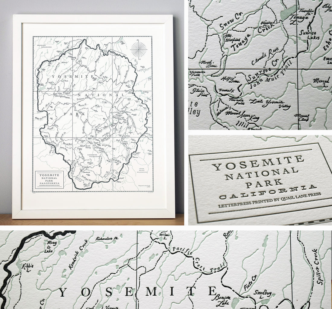 Yosemite National Park Map