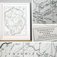 Yosemite National Park Map