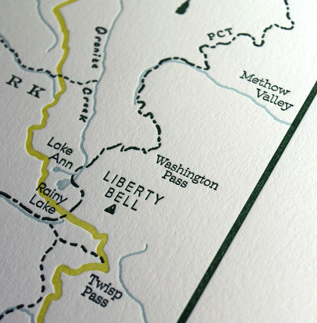 North Cascades National Park. Washington Map