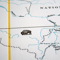 Yellowstone National Park Map