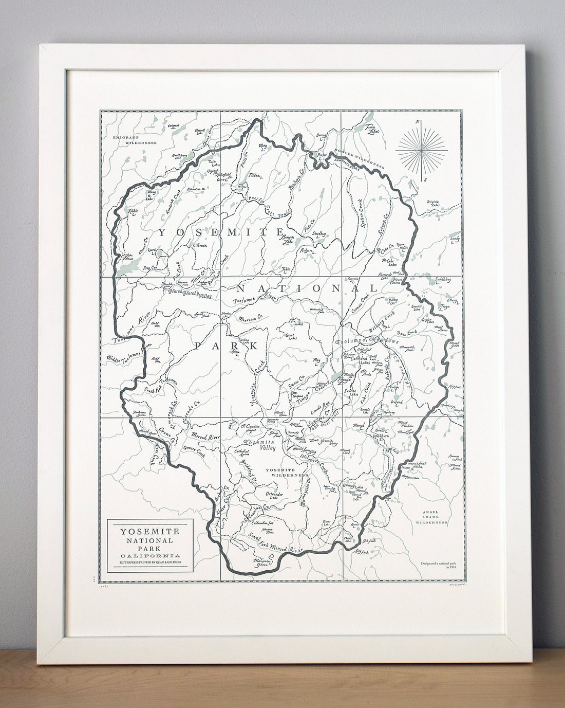 Yosemite National Park Map