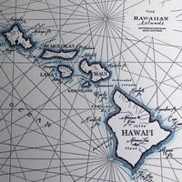 Map of the Hawaiian Islands