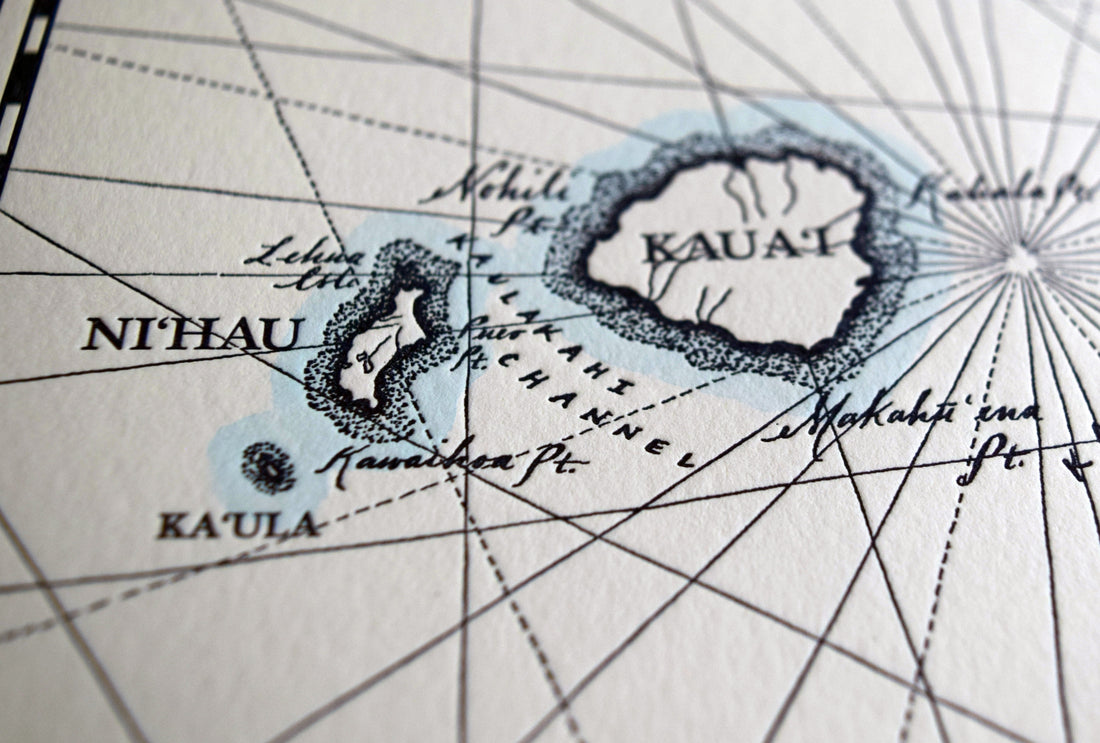 Map of the Hawaiian Islands