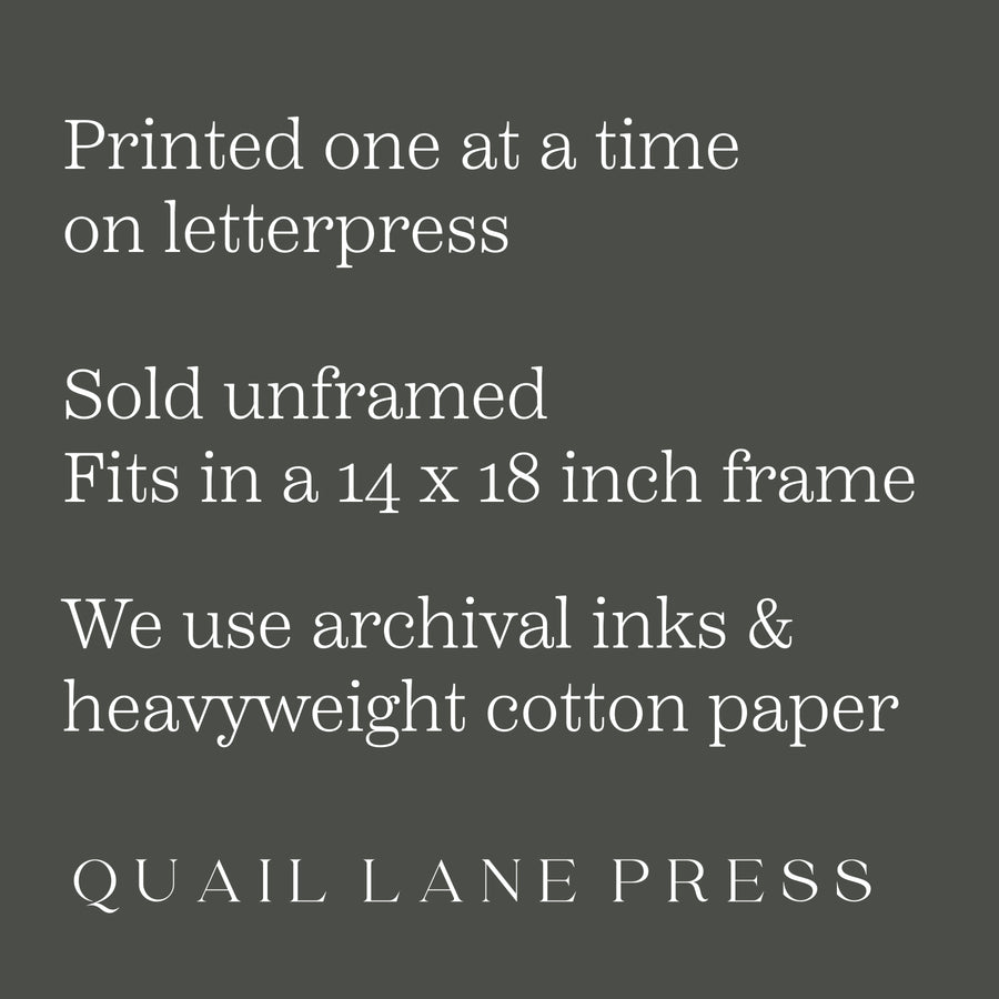 Lake Tahoe Basin, California, Letterpress Map