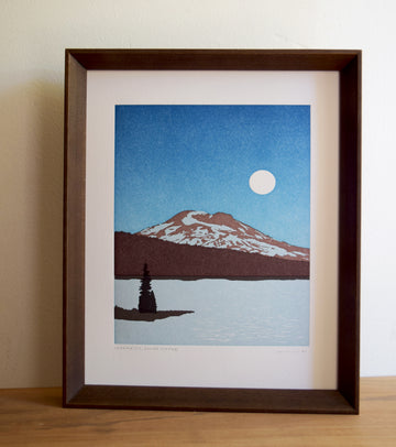 Moonrise, South Sister Print