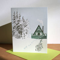 Cozy A-Frame Card