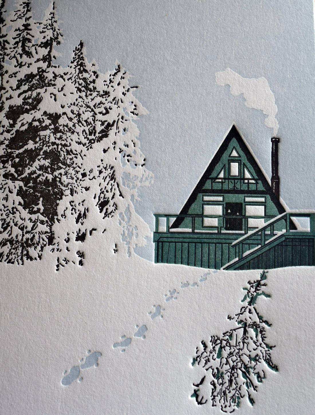 Cozy A-Frame Card