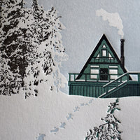 Cozy A-Frame Card