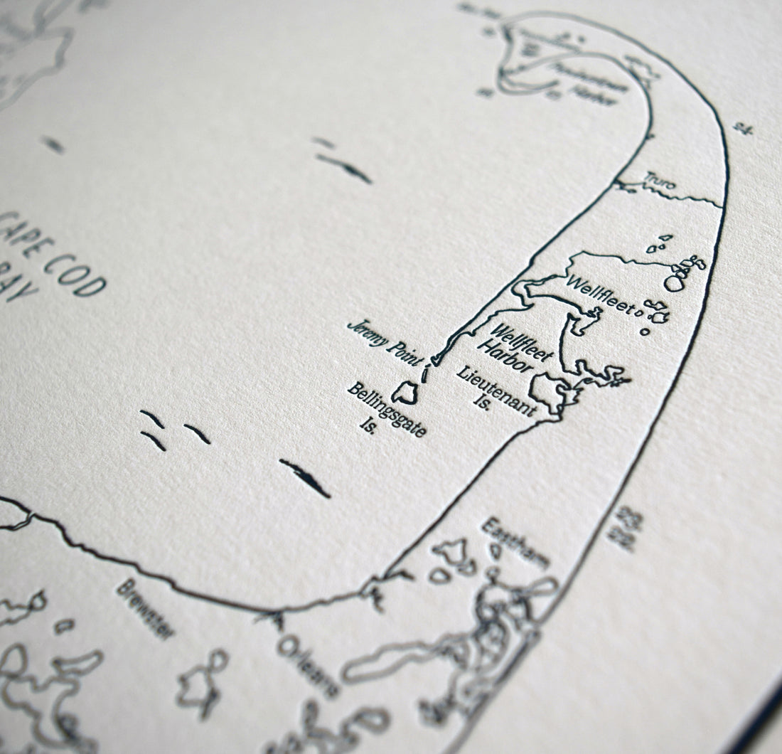 Cape Cod, Massachusetts Map