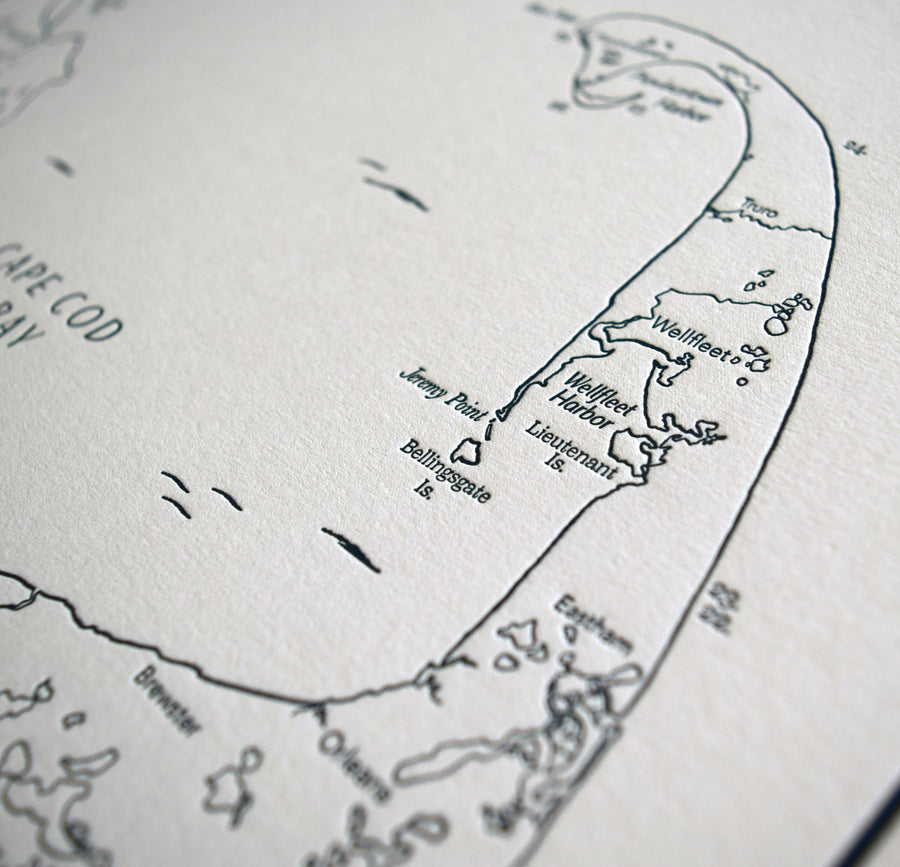Cape Cod, Massachusetts Map
