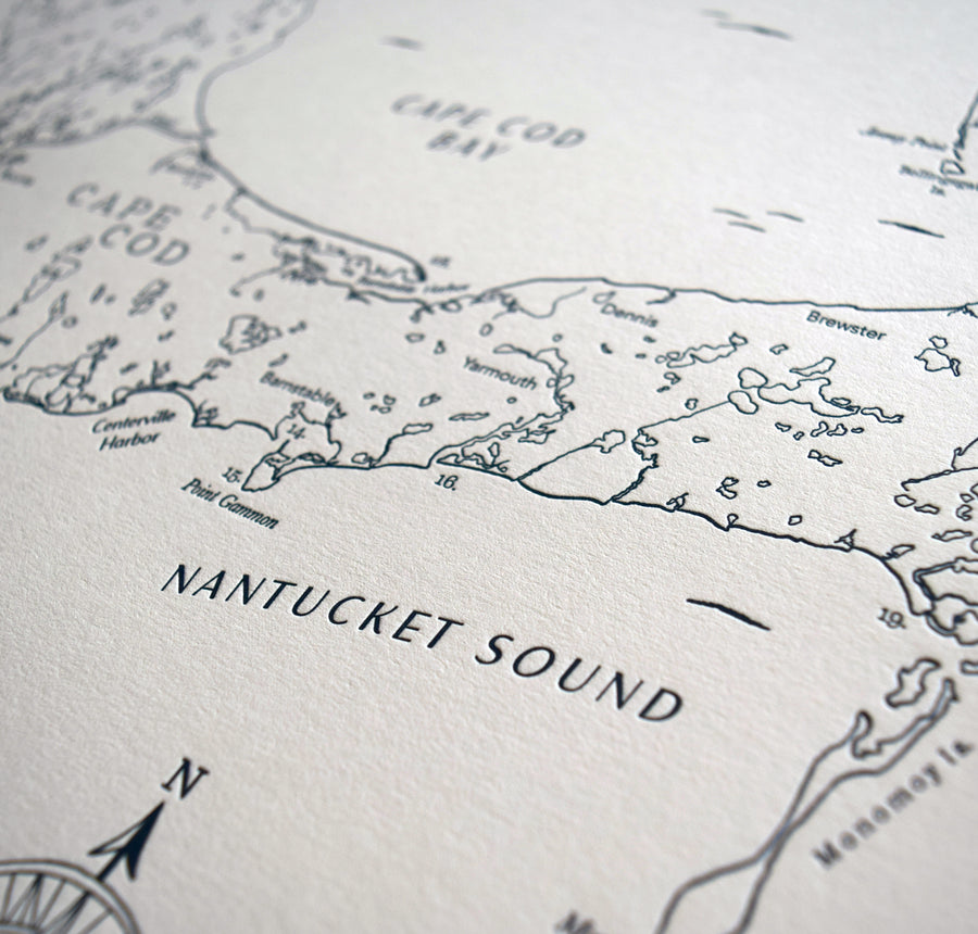 Cape Cod, Massachusetts Map