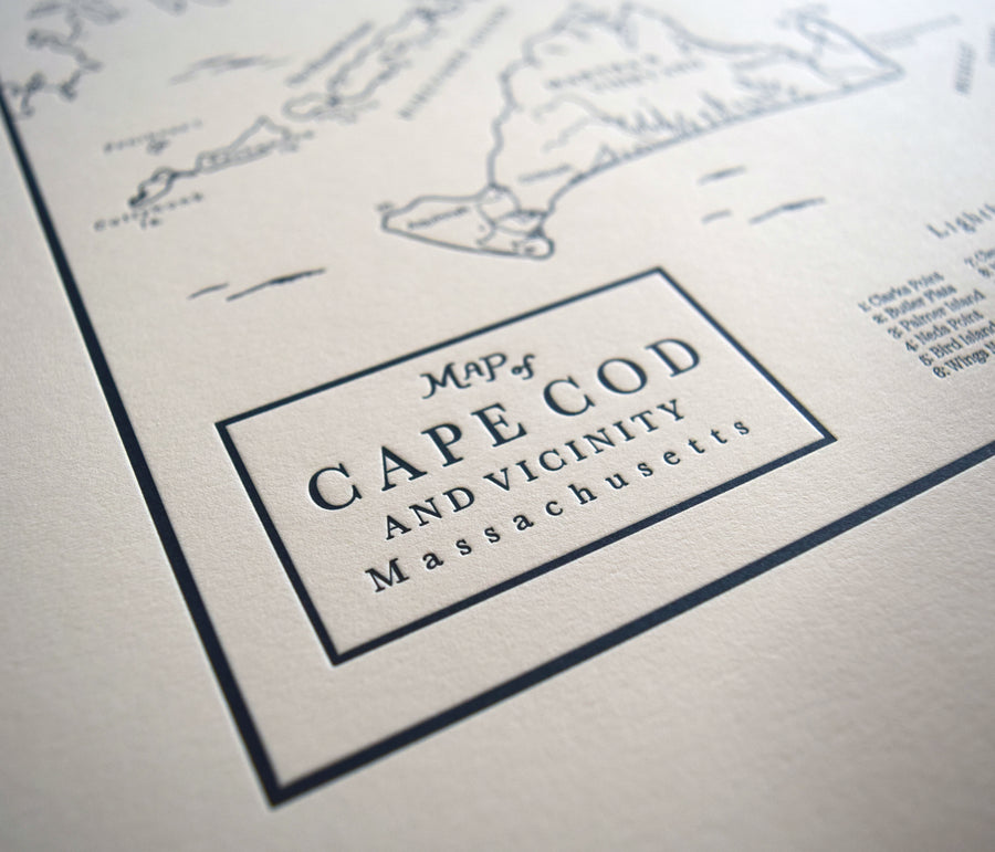 Cape Cod, Massachusetts Map