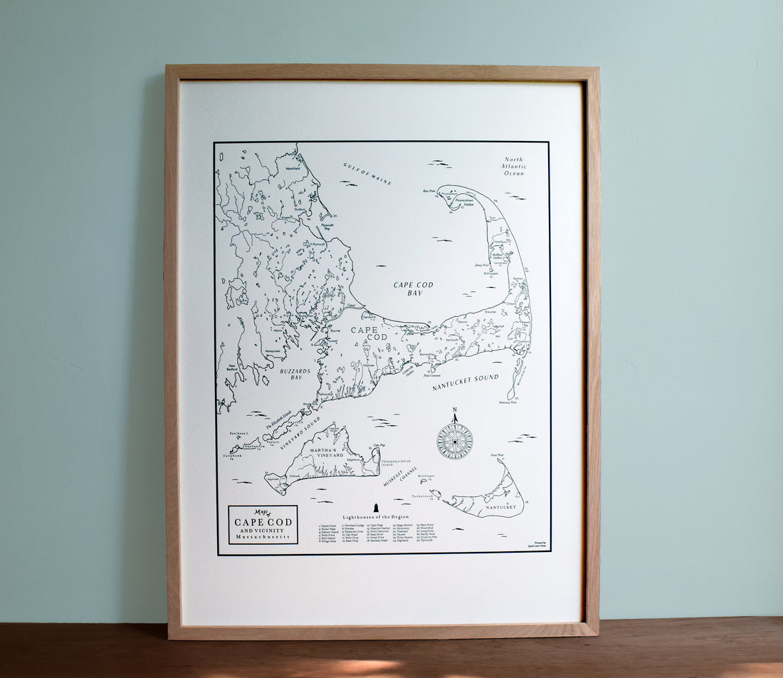 Cape Cod, Massachusetts Map