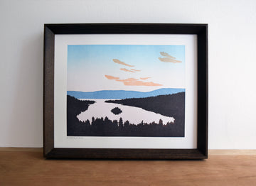 Emerald Bay Sunset Print