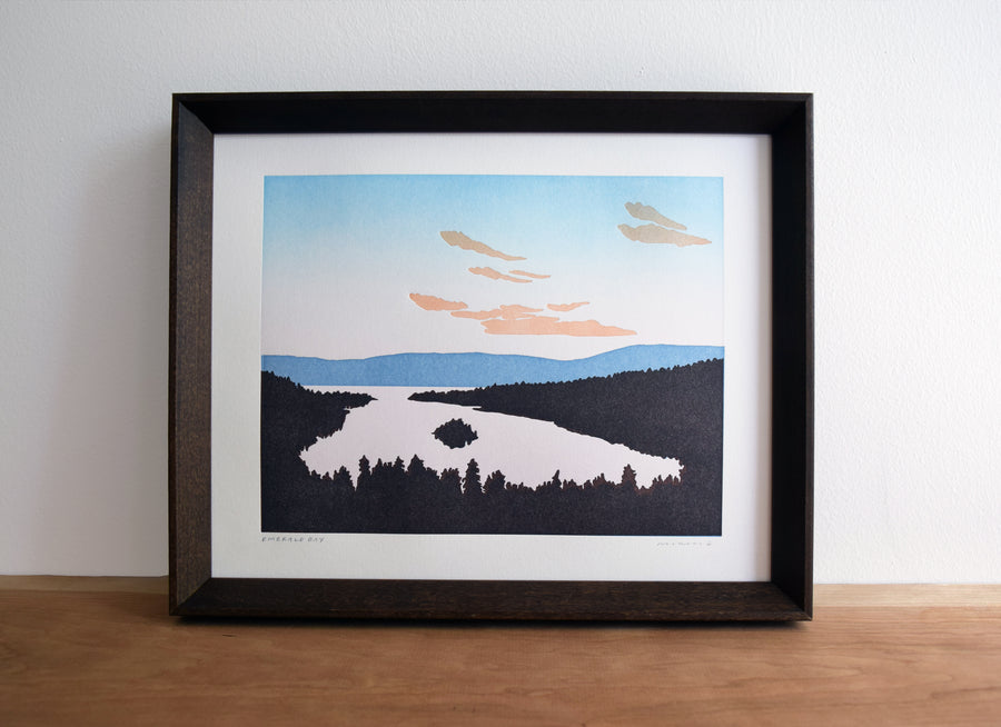 Emerald Bay Sunset Print